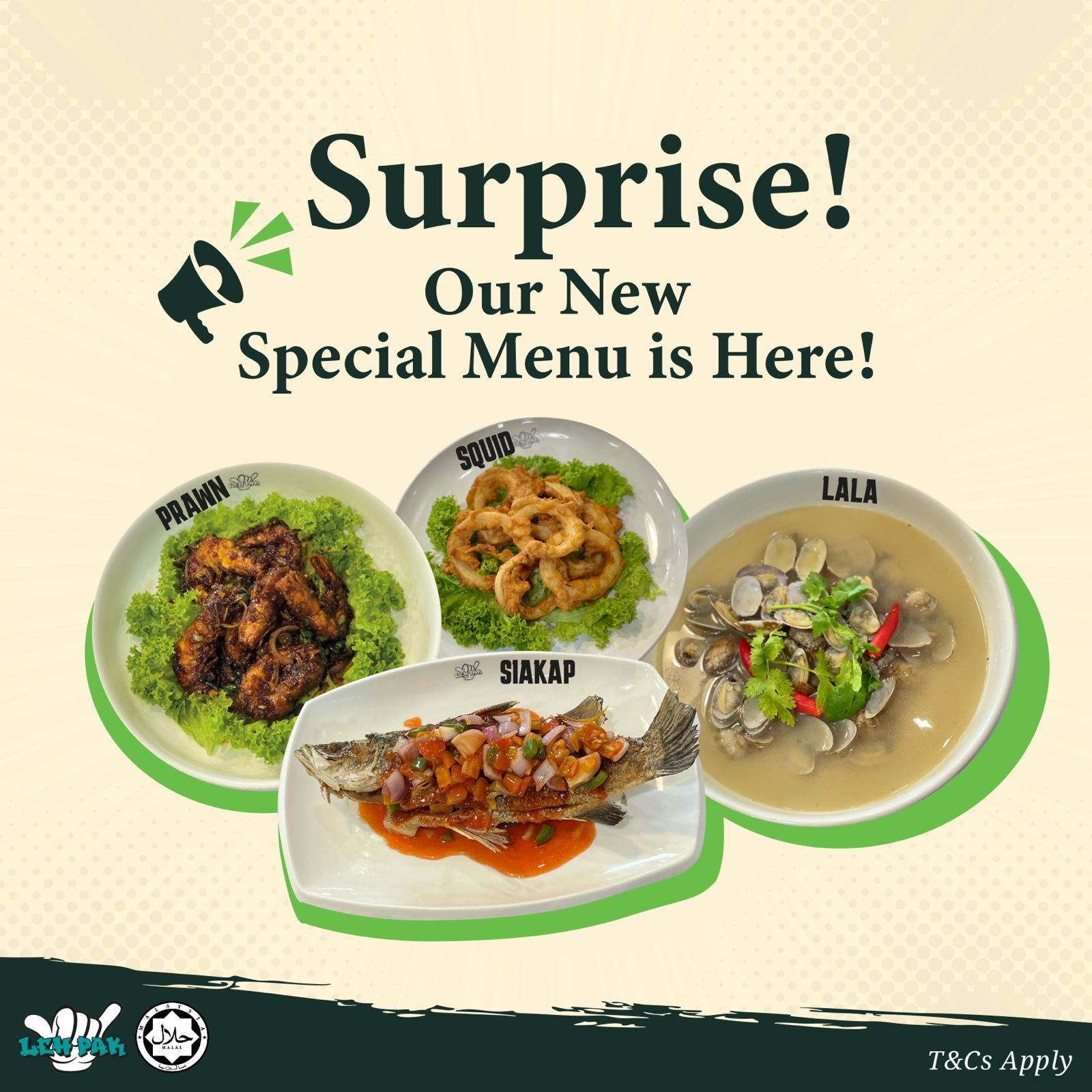 SPECIAL MENU!